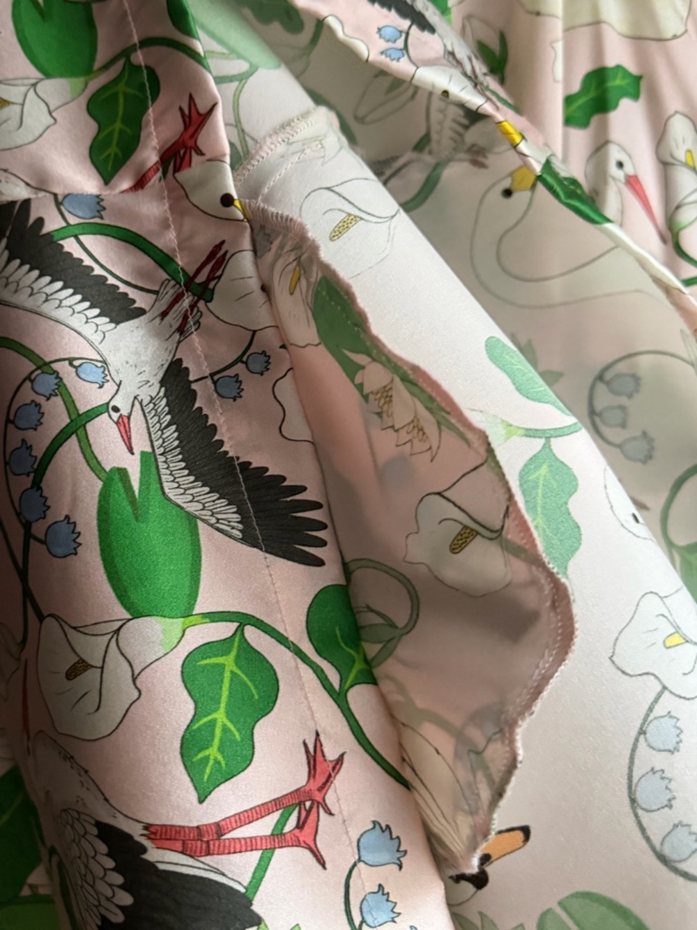 Karen Mabon botanical gardens silk robe - Picture 4 of 5